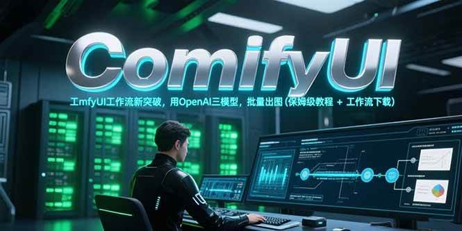 ComfyUI工作流新突破，用OpenAI三模型，批量出图(保姆级教程+工作流下载)