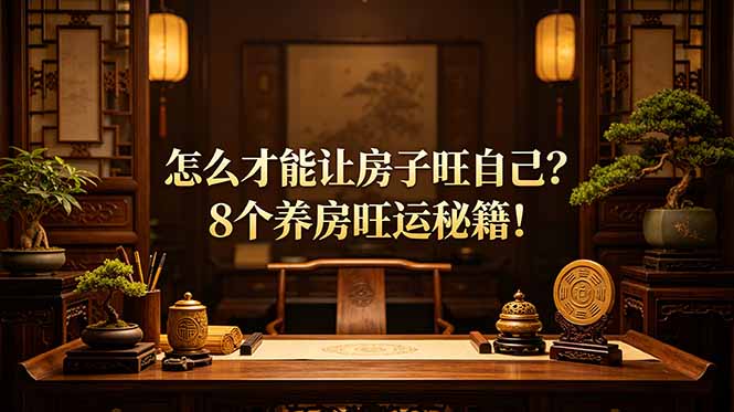 （19023期）付费文章：怎么才能让房子旺自己？8个养房旺运秘籍！