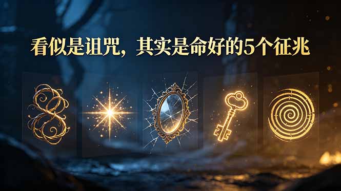 （19089期）付费文章：看似是诅咒，其实是命好的5个征兆