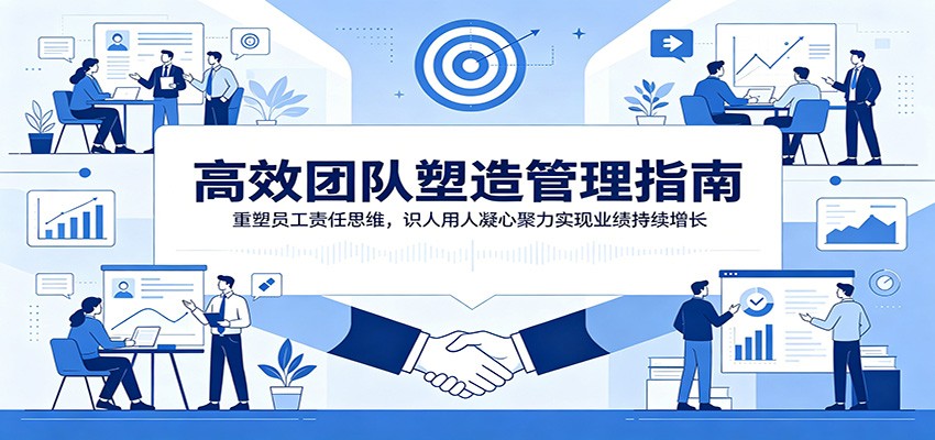 高效团队塑造管理指南：重塑员工责任思维，识人用人凝心聚力实现业绩持续增长