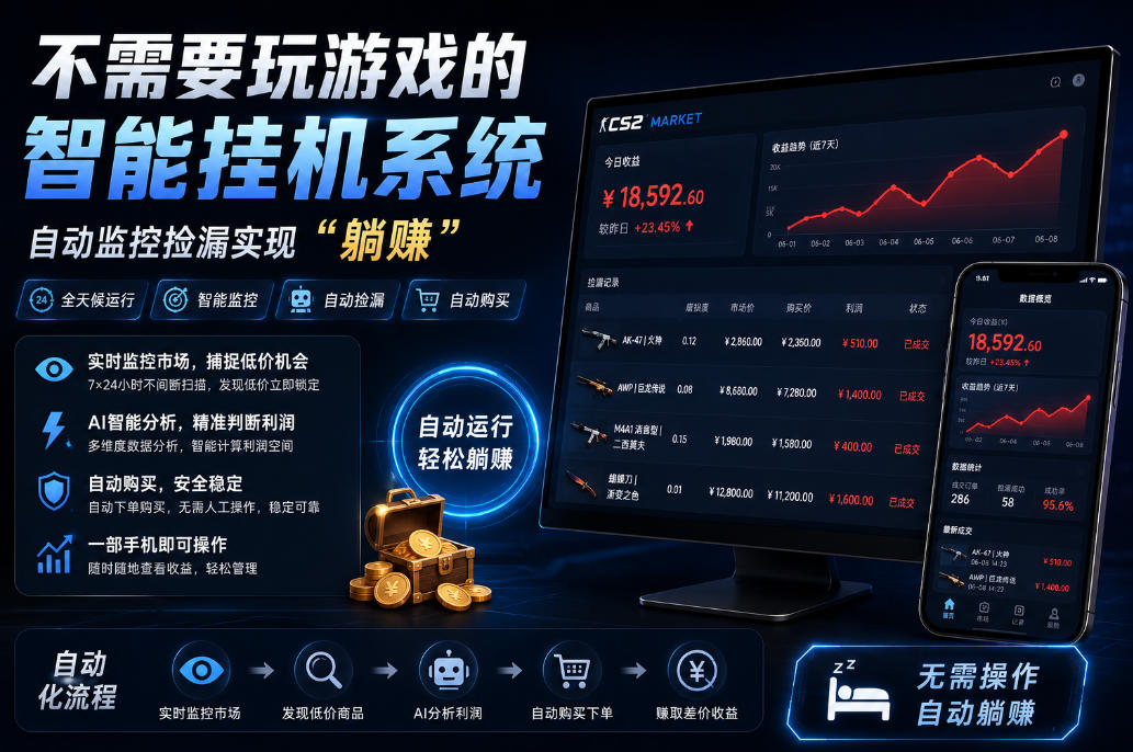 不用玩游戏的游戏搬砖项目，无需自己挂G，无需购买任何额外设备，所有数据支持任何形式验证