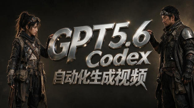 GPT5.6+Codex自动化生成视频全流程实战，从提示词设计、角色设定、封面海报，到视频生成思路与自动化工作流