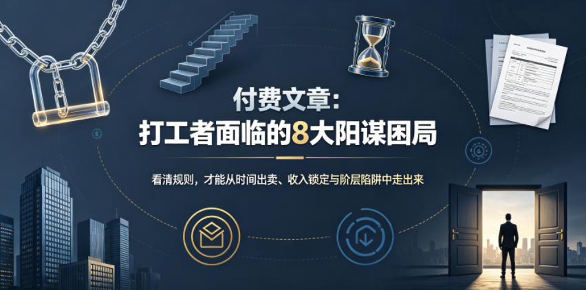 付费文章：打工者面临的8大阳谋困局