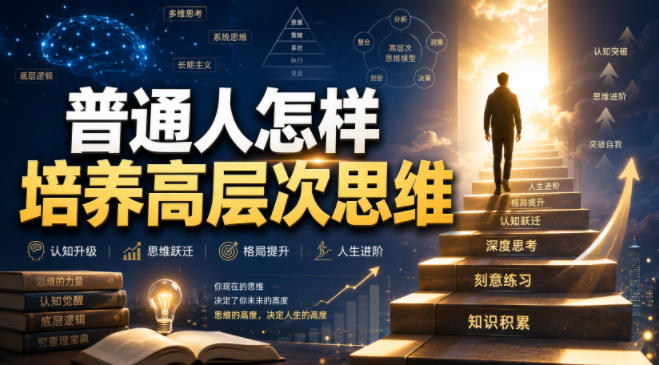 付费文章：普通人怎样培养高层次思维
