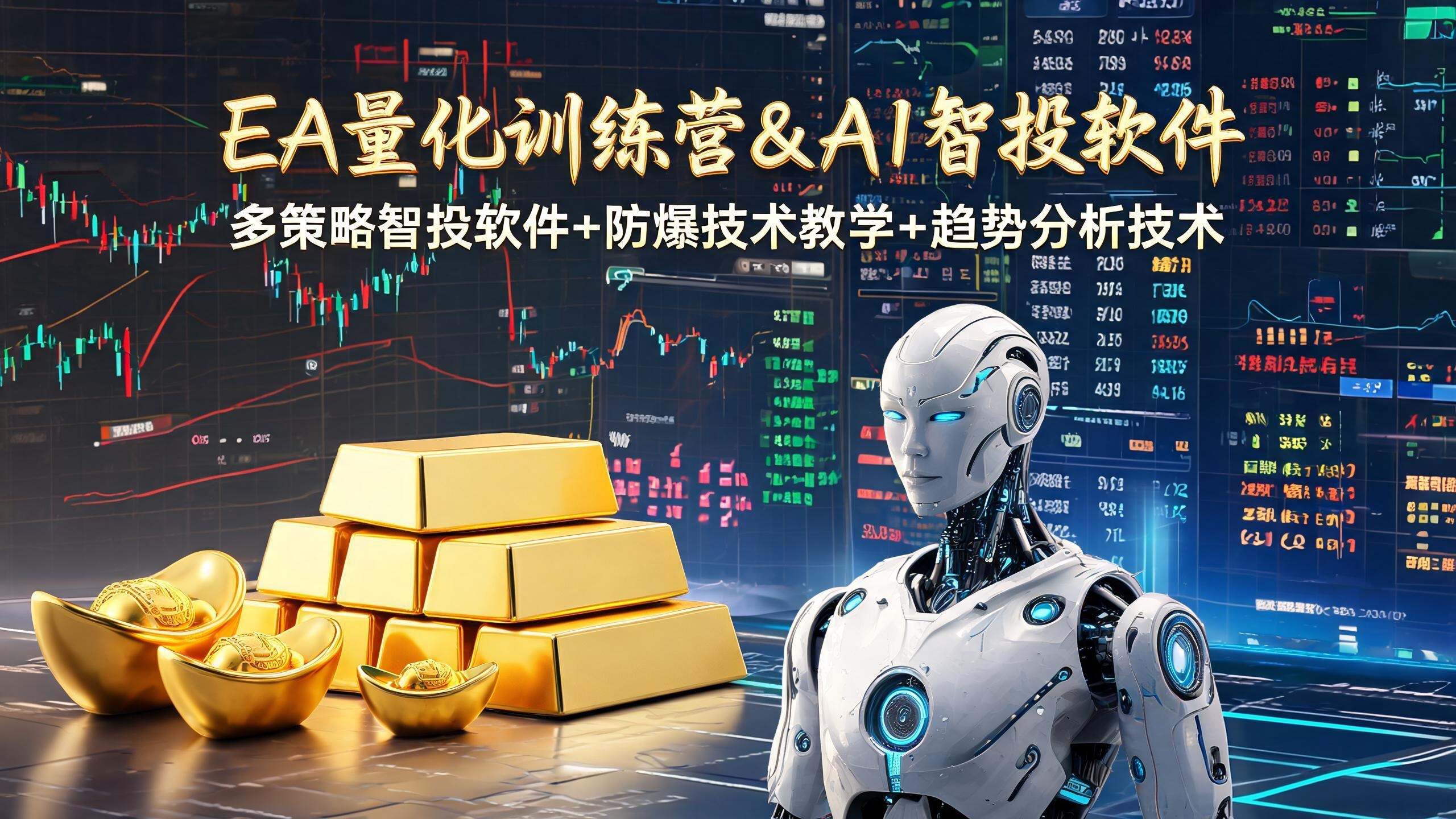 （19211期）EA量化软件+趋势分析操作技术，无爆仓日入200U,小白也可以快速学习拿结果