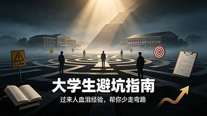 （19195期）付费文章：大学生避坑指南 ，过来人血泪经验，帮你少走弯路