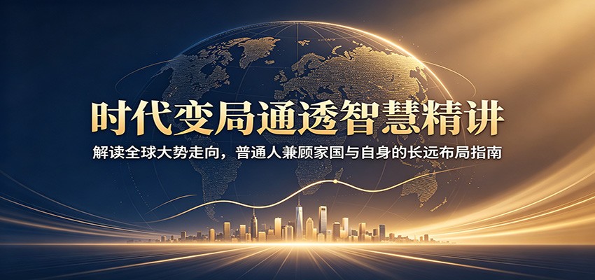 时代变局通透智慧精讲：解读全球大势走向，普通人兼顾家国与自身的长远布局指南
