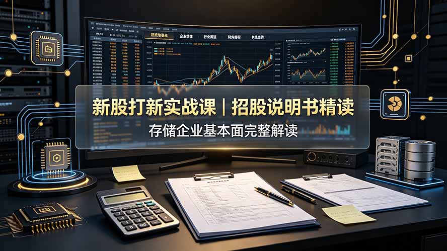 （19255期）付费文章：新股打新实战课｜招股说明书精读，存储企业基本面完整解读