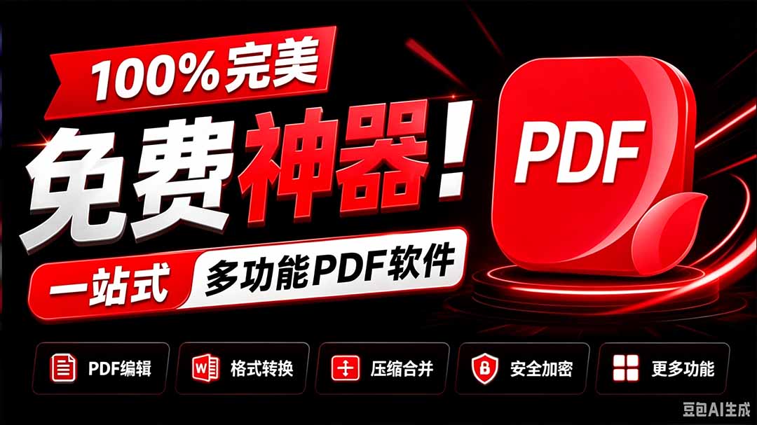 (20512期)100%完美免费神器!一站式多功能PDF软件,支持PDF格式转换压缩编辑等,简约无广告,太Nice了JOPDF