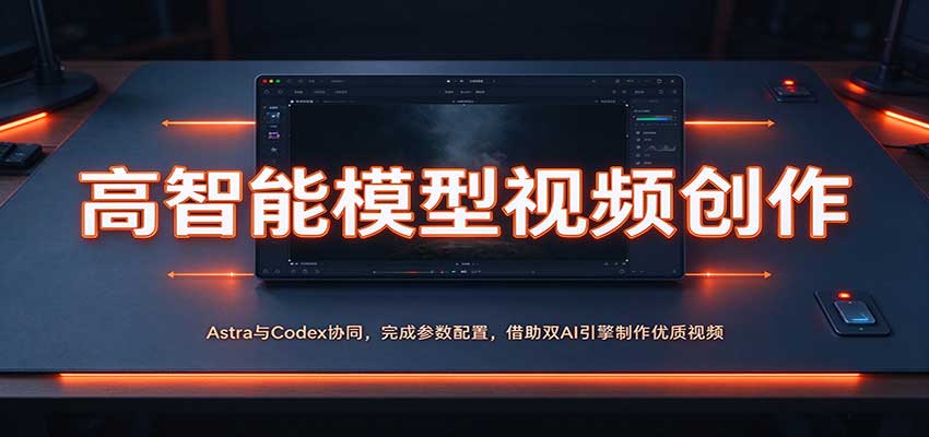高智能模型视频创作:Astra与Codex协同,完成参数配置,借助双AI引擎制作优质视频